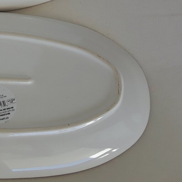 Set of 2 New Stoneware Ceramic Platters - Picture 7 of 10